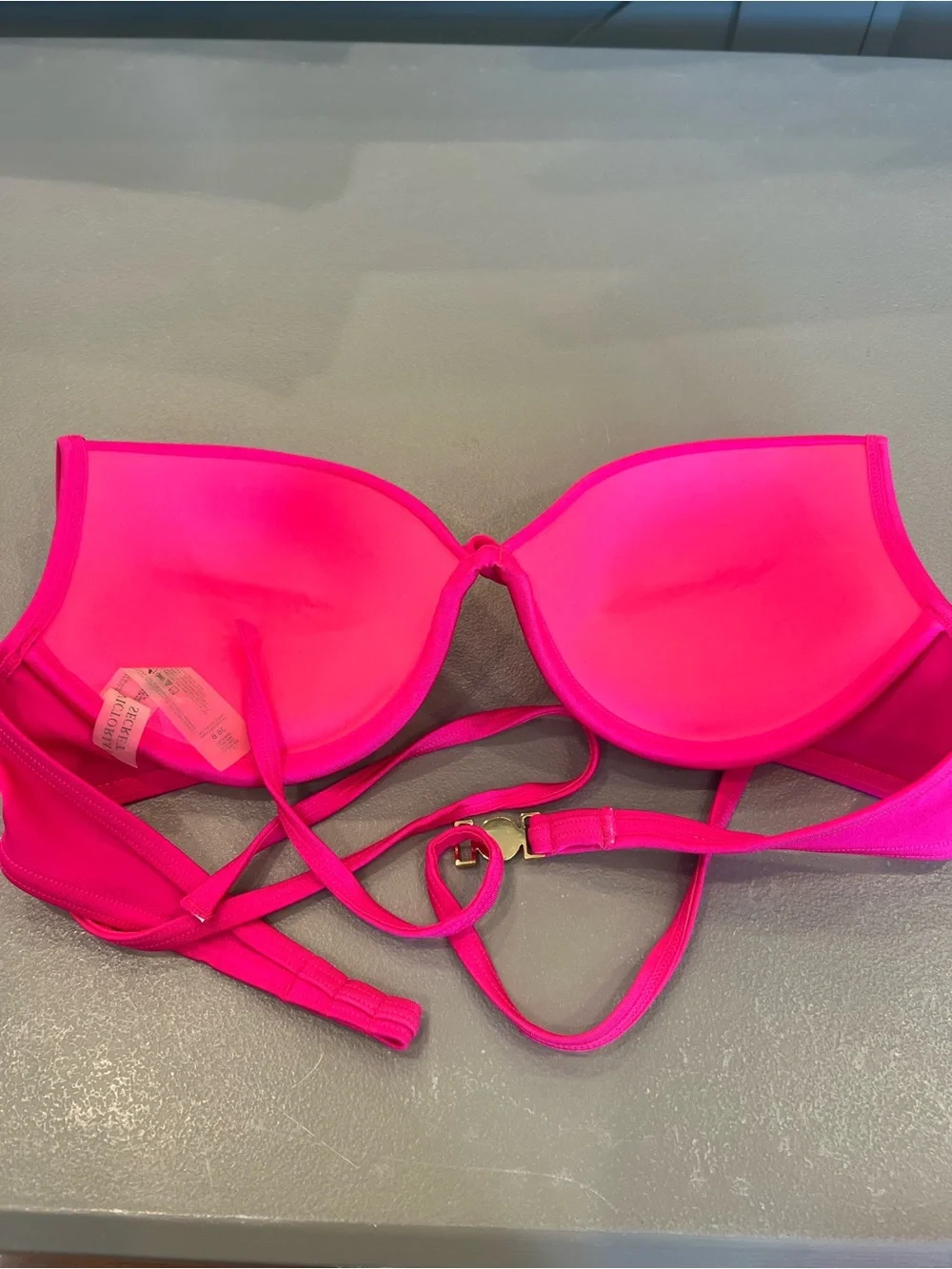 Victoria's Secret Hot Pink Halter Bikini